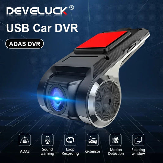 Develuck ADAS USB DVR Camera – Full HD Dash Cam & Navigation Head Unit