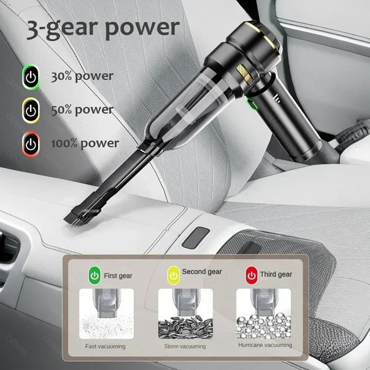 CENRR 998000PA Car Vacuum Cleaner – Powerful Wireless Handheld Cleaner for Car Detailing