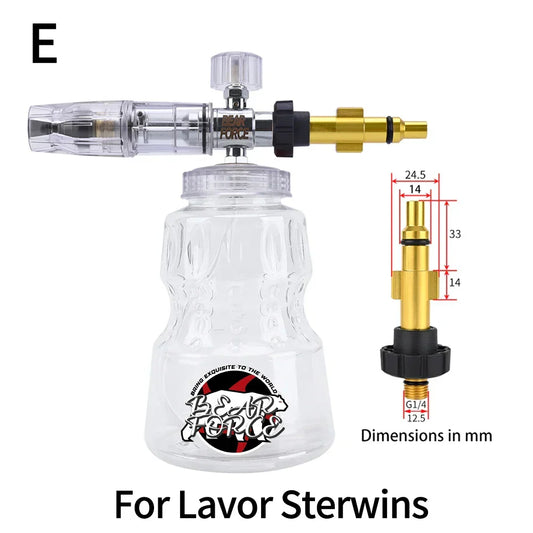 Pressure Washer Aluminum Foam Lance – High-Density Foam Nozzle for Deep Car Cleaning