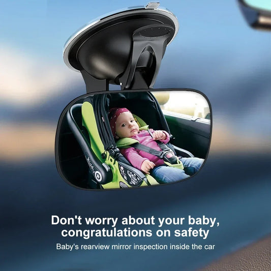 Car Safety Back Seat Baby Mirror – Infant Rear-Facing Child Monitor Mirror for Rearview Visibility