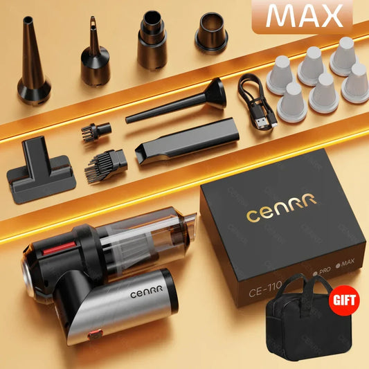 CENRR 998000PA Car Vacuum Cleaner – Strong Suction Powerful Handheld Wireless Cleaner & Mini Blower