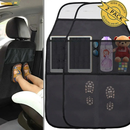 Car Seat Back Protector Cover – Anti-Mud, Dirt & Kick Mat for Kids