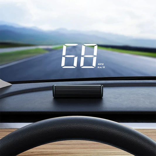 Car Speedometer KM/H HUD GPS Head-Up Display – Digital Speed Meter Windshield Projector
