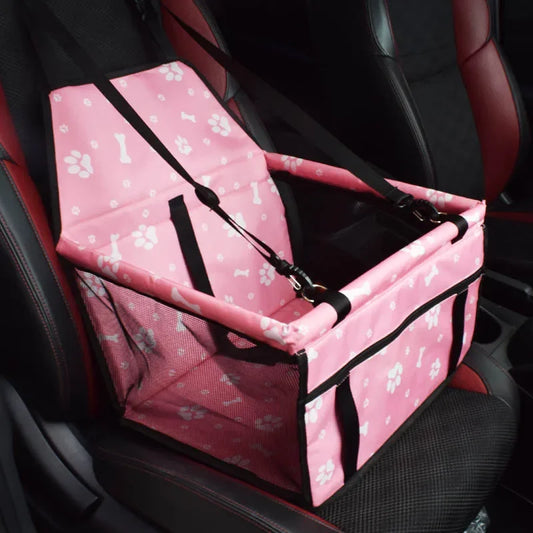 Double-Thick Travel Mesh Hanging Bag – Folding Waterproof Dog Mat Blanket & Pet Car Seat Bag