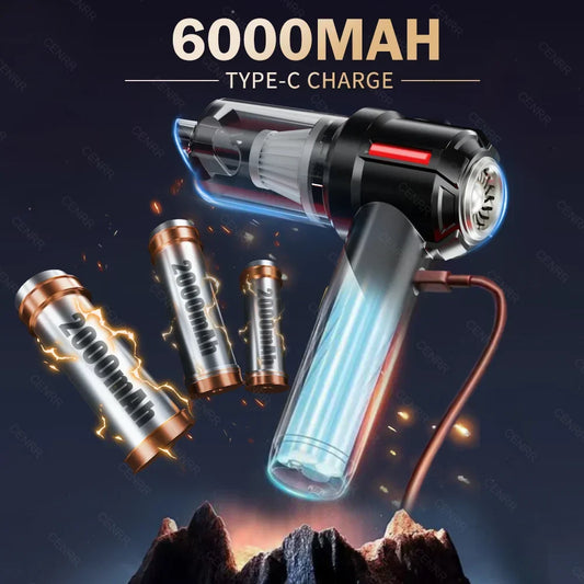 CENRR 998000PA Car Vacuum Cleaner – Mini Cordless Powerful Wireless Cleaner